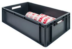 Grey Euro Stacking Containers - Filstorage