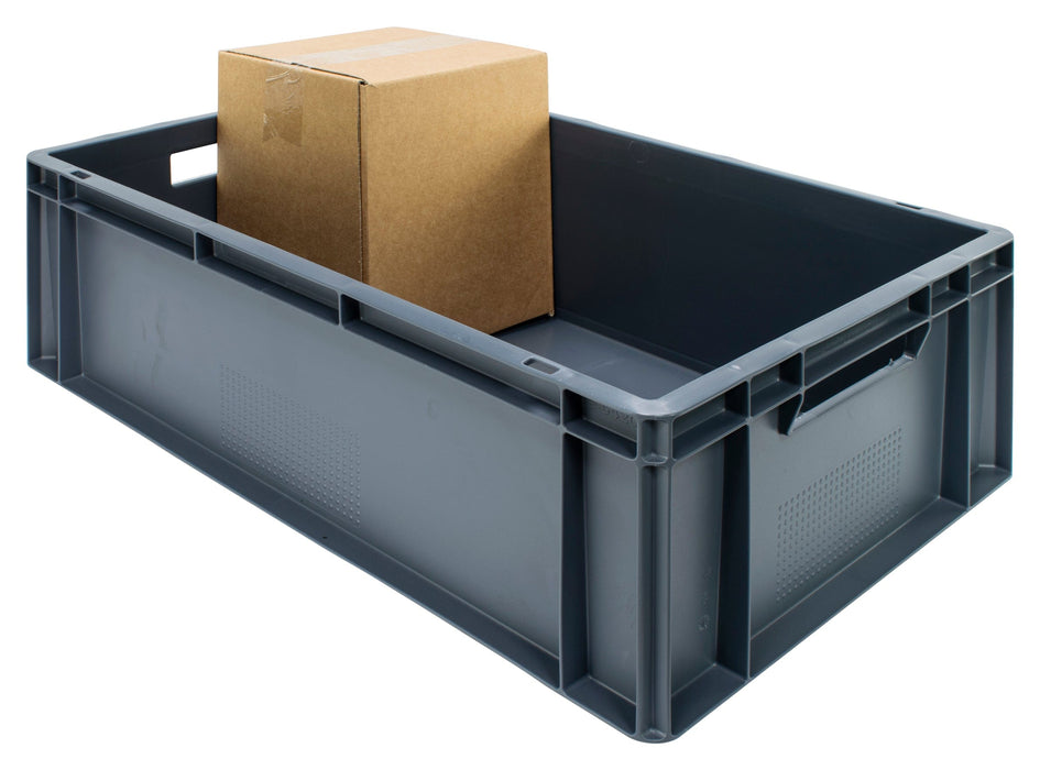 Grey Euro Stacking Containers - Filstorage