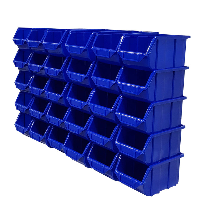 Pack of 30 x Stackable Parts Storage Bins (112) - Filstorage