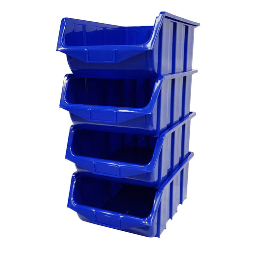 Pack of 4 x Stackable Storage Parts Bin (115) - Filstorage