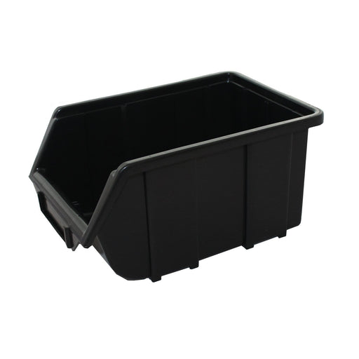 Black Recycled Plastic Parts Storage Bin FB2, FB2 Black, Filstorage