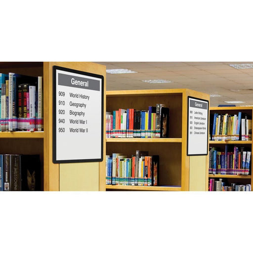 Adhesive Document Frame - Pack 10, A5 - Red, Filstorage