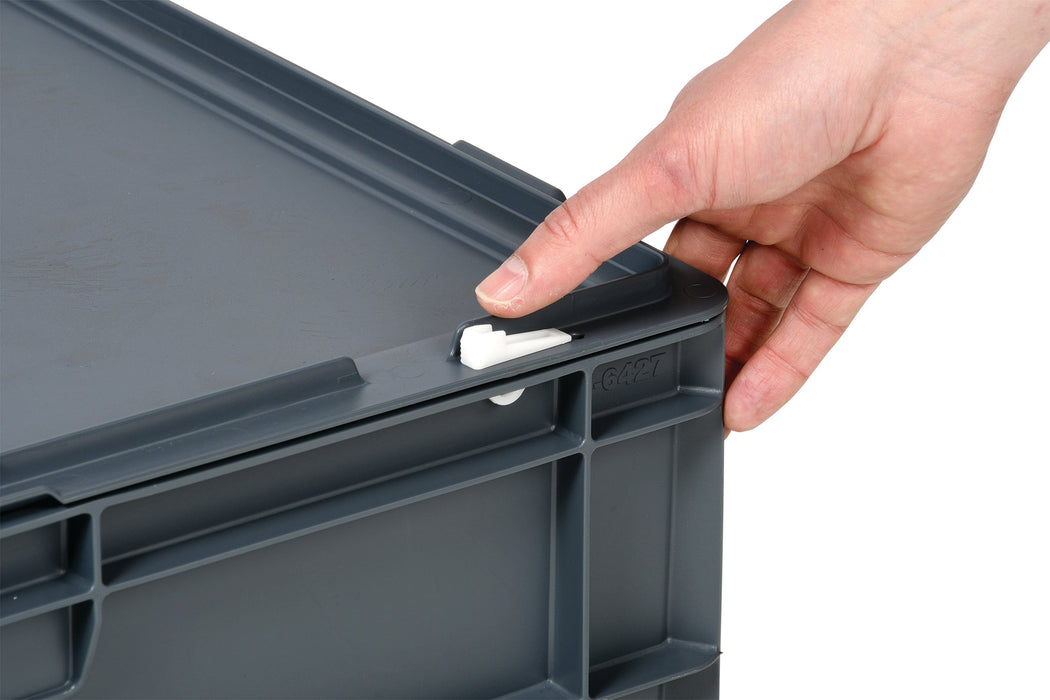 Grey Euro Stacking Containers - Filstorage