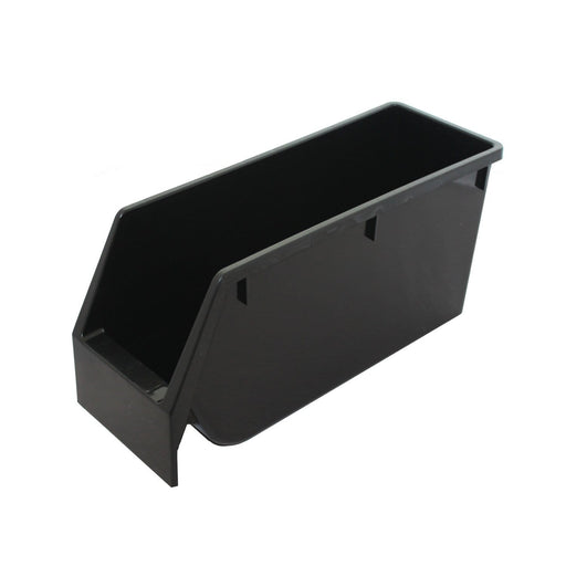 Narrow Black Recycled Kaddy Parts Storage Bin, Narrow Parts Bin Black (KB42), Filstorage