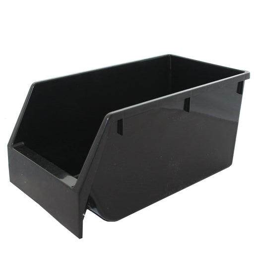 Large Black Recycled Budget Parts Storage Bin - Filstorage