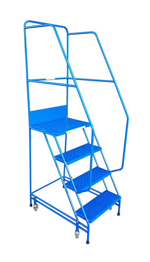 Lightweight Industrial Warehouse & Office Mobile Safety Steps (2 - 6 Tread options), 2 / Blue RAL 5005, Filstorage