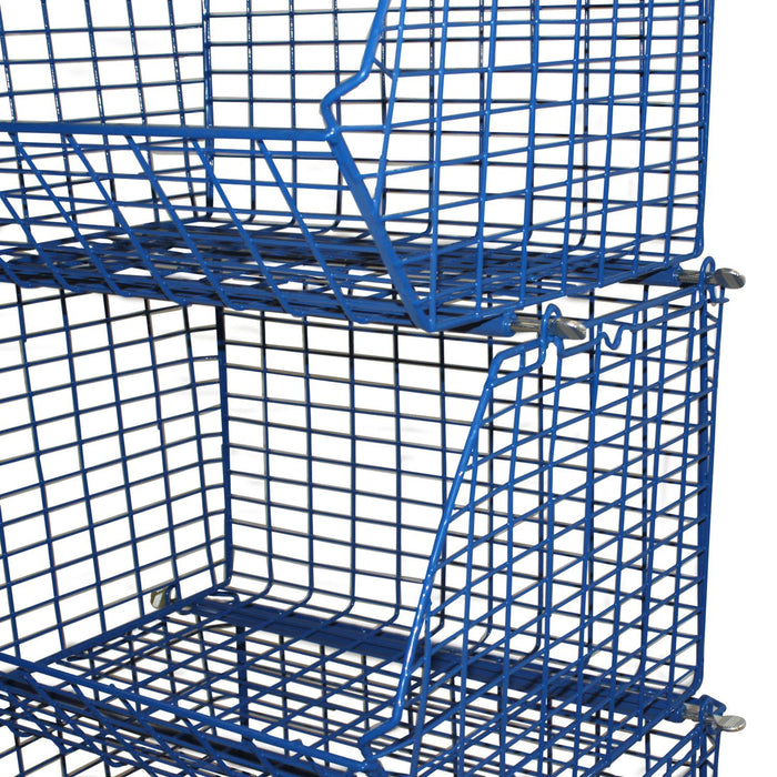 MT8 (small) Mobile Unit Complete 4 Baskets, BLUE MT8 Mobile Unit 4 Baskets, Filstorage