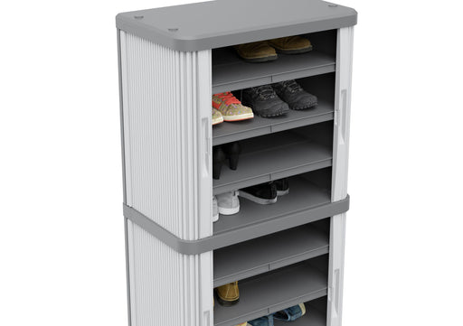 Rolling Space Modular2 Plastic Garage Cupboard Cabinet 1150mm H x 590mm W x 360mm D, Rolling Space Cab 2, Filstorage
