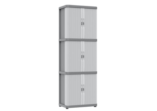Rolling Space Modular Plastic Garage Cupboard Cabinet 1700mm H x 560mm W x 360mm D, Rolling Space Cab 3, Filstorage