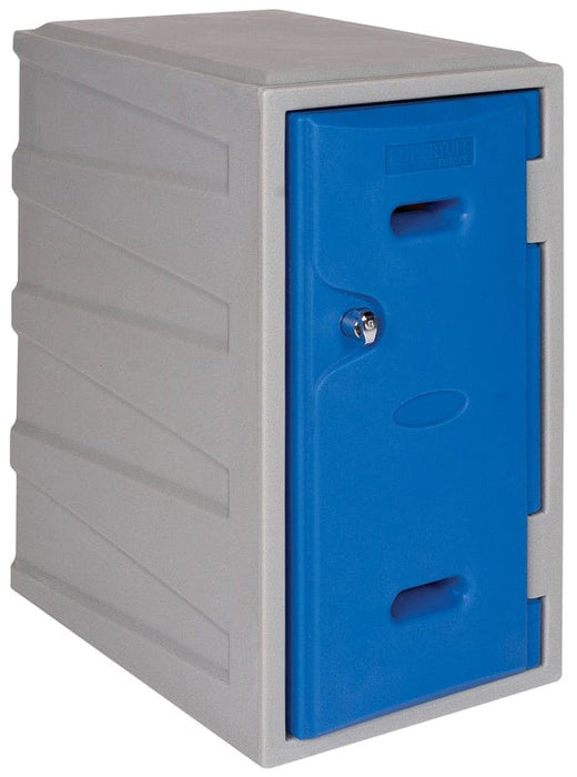 Bundle Offer: 21 x LK2 Plastic Locker 600mm H, 600mm High / Blue / Key Operated Lock, Filstorage