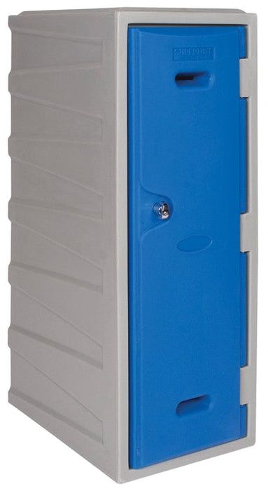 Bundle Offer: 14 x LK3 Plastic Locker 900mm H, 900mm High / Blue / Key Operated Lock, Filstorage