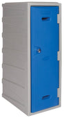 Bundle Offer: 14 x LK3 Plastic Locker 900mm H, 900mm High / Blue / Key Operated Lock, Filstorage