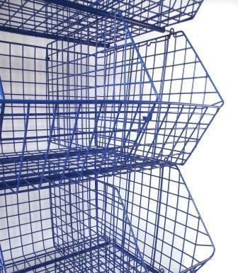 C4 Mobile (extra-large) Unit Complete (3 Baskets), RED C4 Mobile Unit 3 Baskets, Filstorage