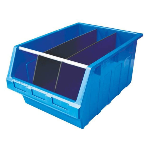 Large Stack & Nest Bin Supra 8 Stacking Storage Bin - BLUE 300mm H x 425mm W x 600mm D, FBSUP8 BLUE, Filstorage