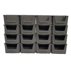Large Open Front Stacking Storage Picking Wall - Grey