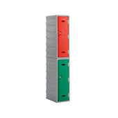 Bundle Offer: 14 x LK3 Plastic Locker 900mm H, 900mm High / Blue / Key Operated Lock, Filstorage