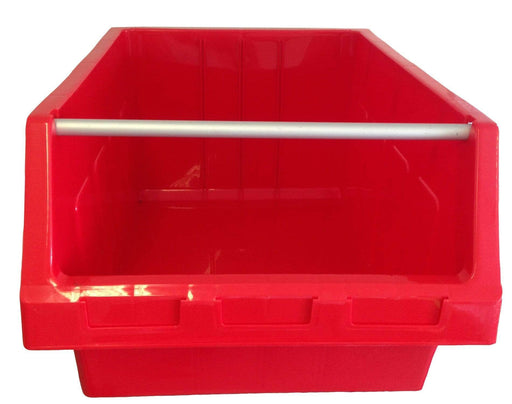 Large Stack & Nest Bin Supra 8 Stacking Storage Bin - RED 300mm H x 425mm W x 600mm D, RED SUPRA 8, Filstorage