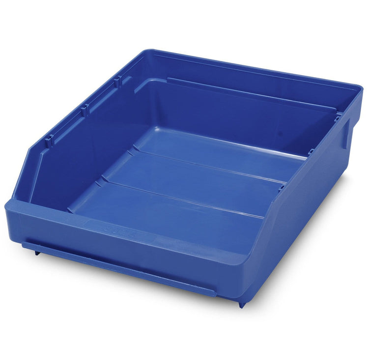 Stemo Open Front Plastic Parts Shelf Bins 300mm Long Range, 240mm / 1 Bin, Filstorage