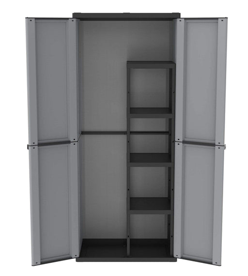Recycled Plastic Garden / Garage Cupboard TDJL368 1635mm H, TDJL368, Filstorage