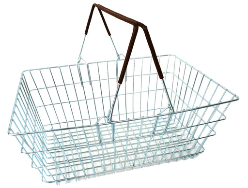 Wire Shopping Baskets Black Handles 21L (4 Colours) - Filstorage Black