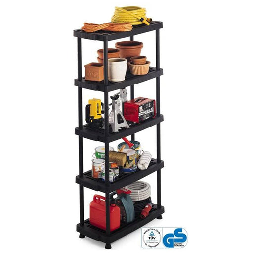 Vented Recycled Plastic Shelving 40kg 5 Level 1760mm H x 790mm W x 390mm D, 8040/5, Filstorage