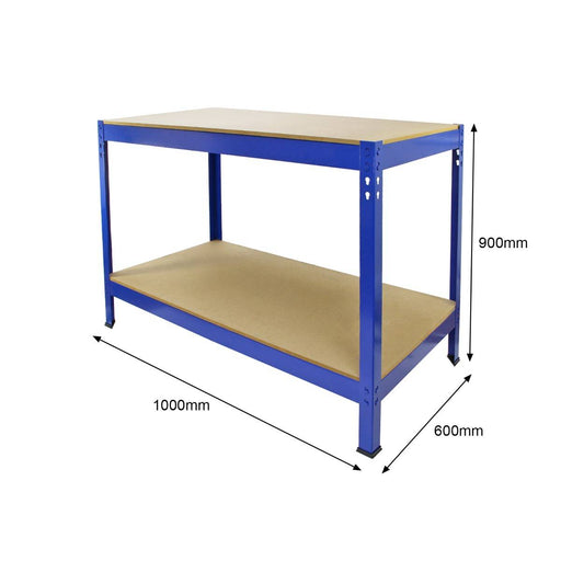 Full Undershelf Garage & Workshop Workbench (100cm) - Filstorage