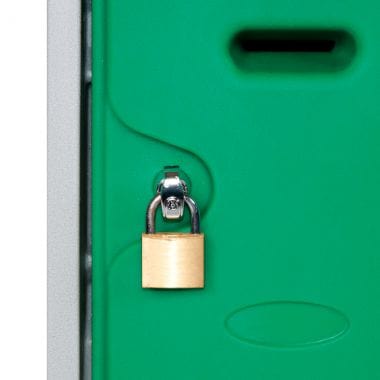 Bundle Offer: 14 x LK3 Plastic Locker 900mm H, 900mm High / Blue / Key Operated Lock, Filstorage