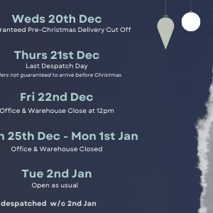 Christmas Delivery and Opening Times