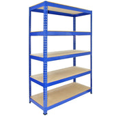 Blue Metal Shelving Unit