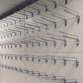 Jura Perforated Back Panels W1250 x H400mm