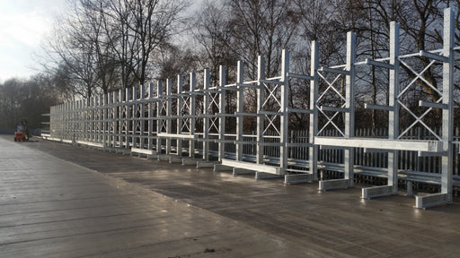 Heavy-Duty Galvanised Cantilever Racking