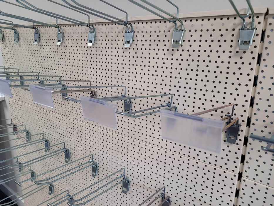 Retail Shop Shelving Run of 3 x Gondola Bays 1.4m High with Perforated Panels