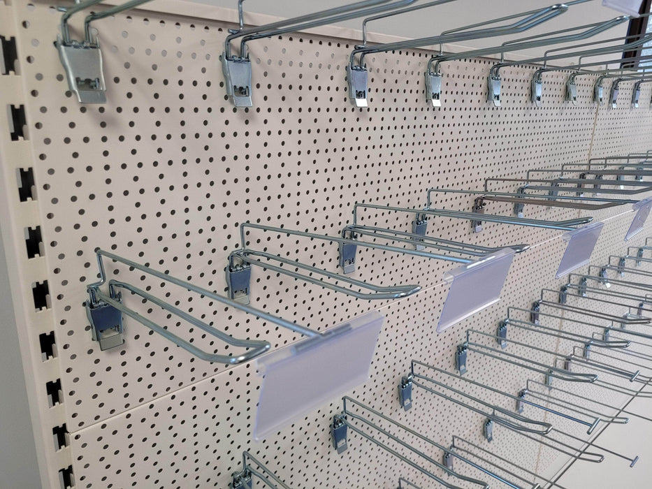 Perforated panels with Euro Hooks