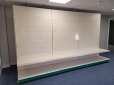 Shop Shelving Gondola with Perforated panels