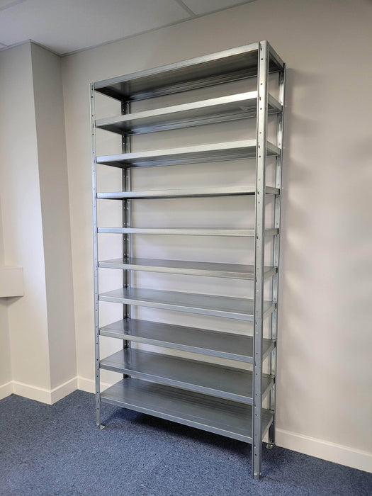 Steel Shelving Unit with 10 shelves