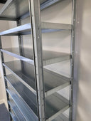 Close up of Steel Shelving Unit