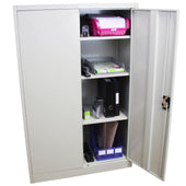 Lockable Steel Metal Multi-Purpose Filing Cupboards (Easy Self-Assembly)