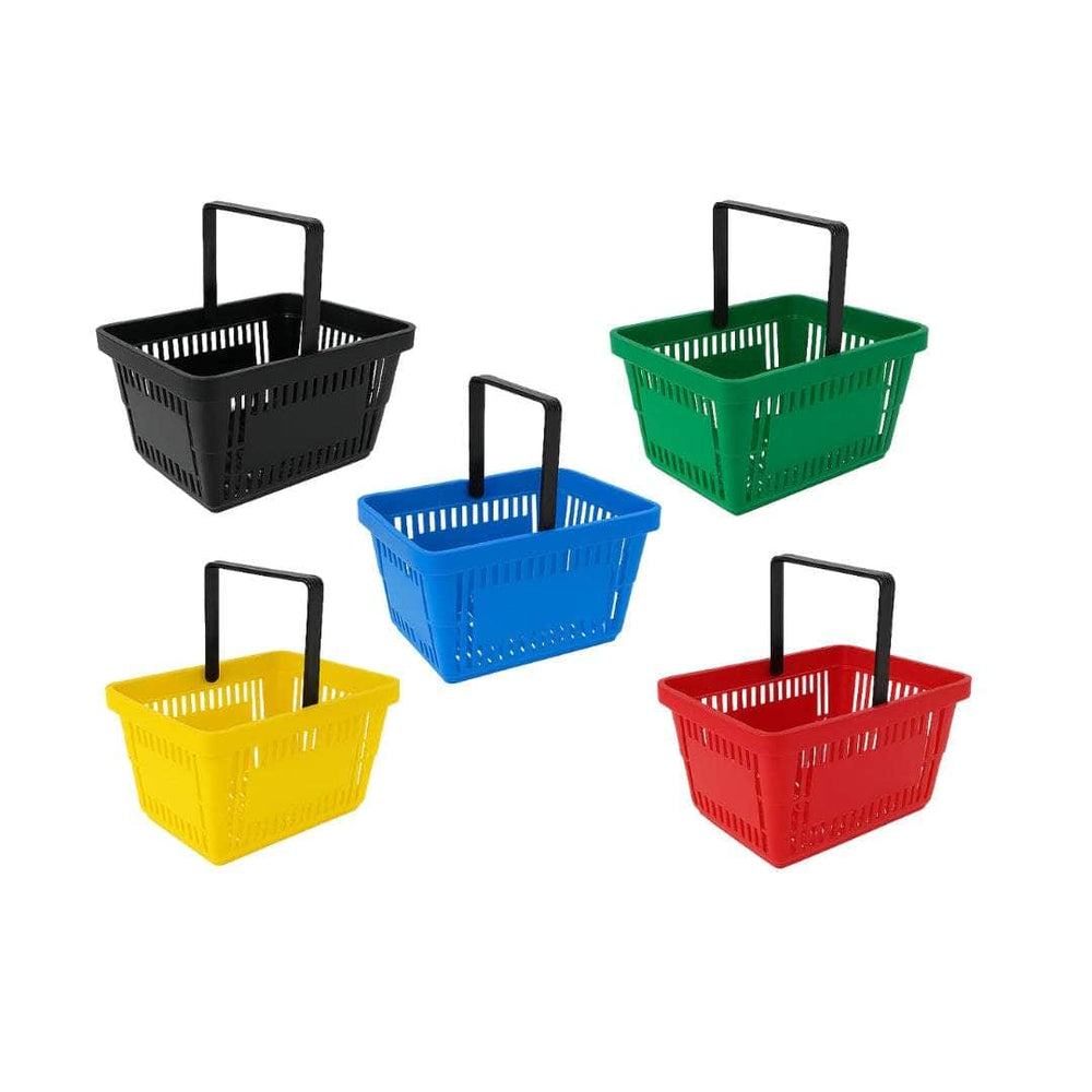 Single Handle Shopping Basket 22L (5 Colours)