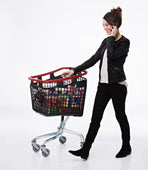 Araven Loop Plastic Shopping Picking Trolley 100L (5 Colours)