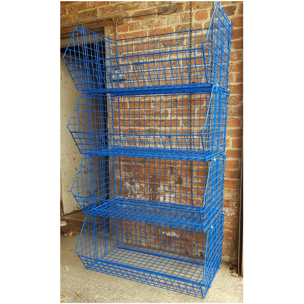 CLEARANCE: Used Wire Storage C2DS Filplastic Baskets + dividers (Bundle of 12 & 24 dividers)
