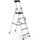 Folding Stepladder with 5 treads