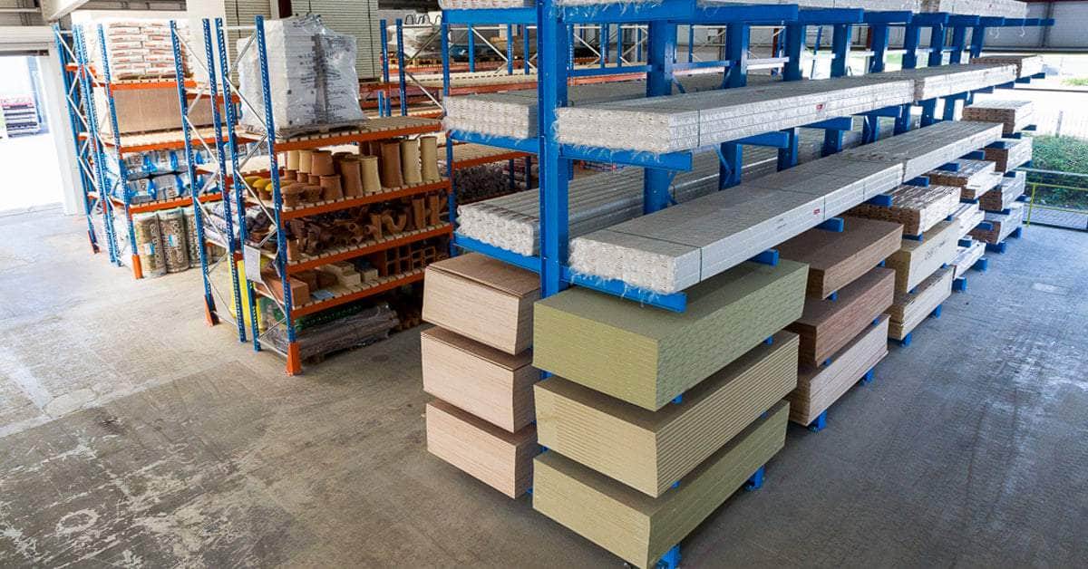Indoor Cantilever Racking Sheet Storage