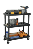 Multi-Use Utility Mobile Tool Trolley Bench (3 shelf levels)