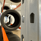 Longspan Tyre Racking Shelving System Starter Bay - Range of Heights, 2m / 1350mm, Filstorage