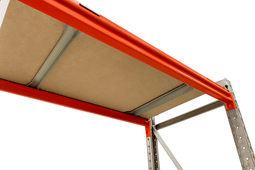 longspan workstation shelf level with supports