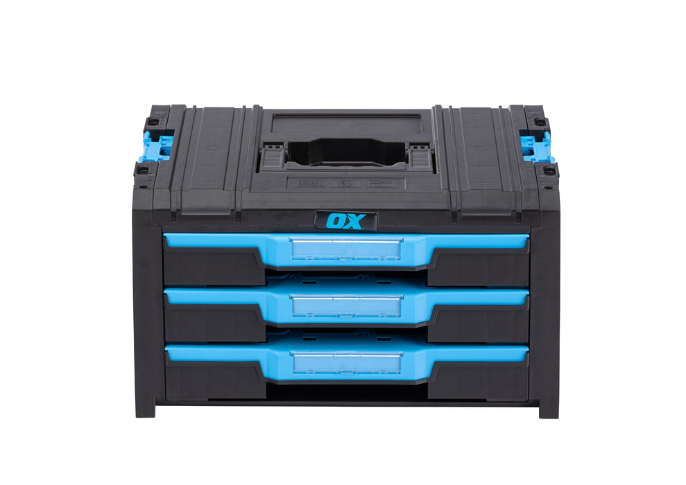 OX Tools ToolTrek Trade 3 Drawer Tool Box