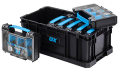 OX Tools ToolTrekWall Hanging Crate with 7 Mini Organisers