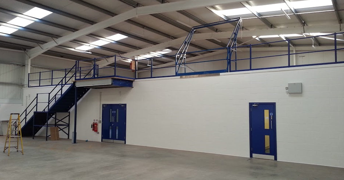 Mezzanine Floor Pallet gate and Staircase