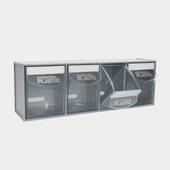 Tilt Bin 4 Compartments van storage