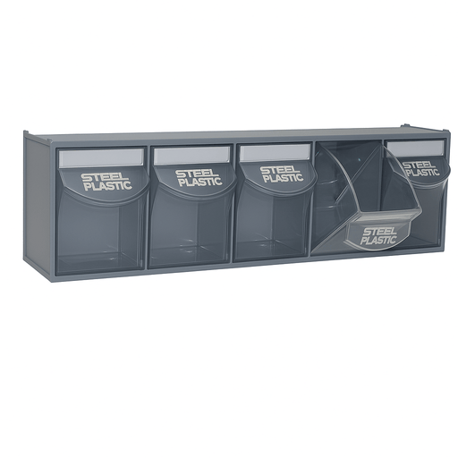 Tilt Bin 5 compartments van storage solutions